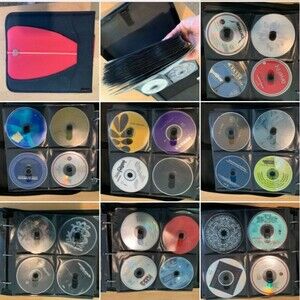 CD Binder Lot Of 156 2000s Kiss Def Leopard Linkin Park Nickelback Metallica